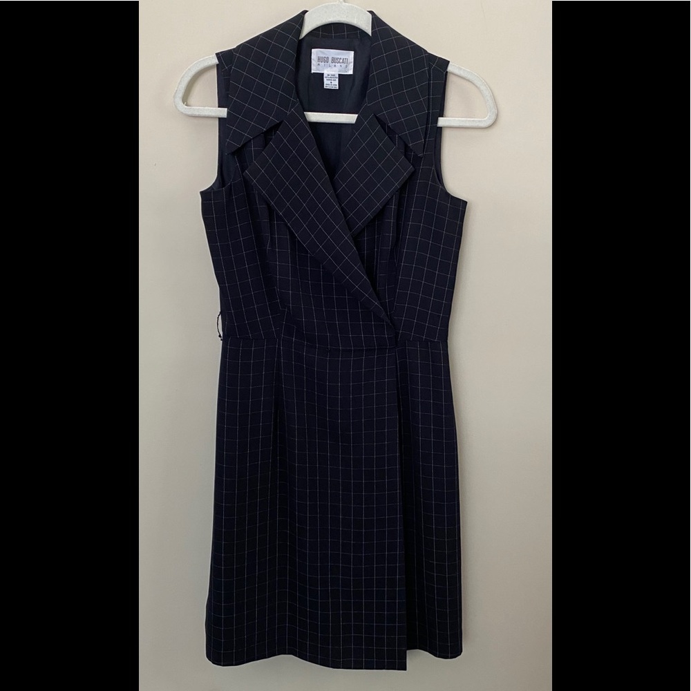 Short sleeve suit dress